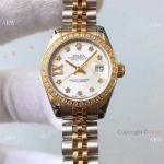 Rolex Datejust Jubilee Replica Watch Two Tone Women Size